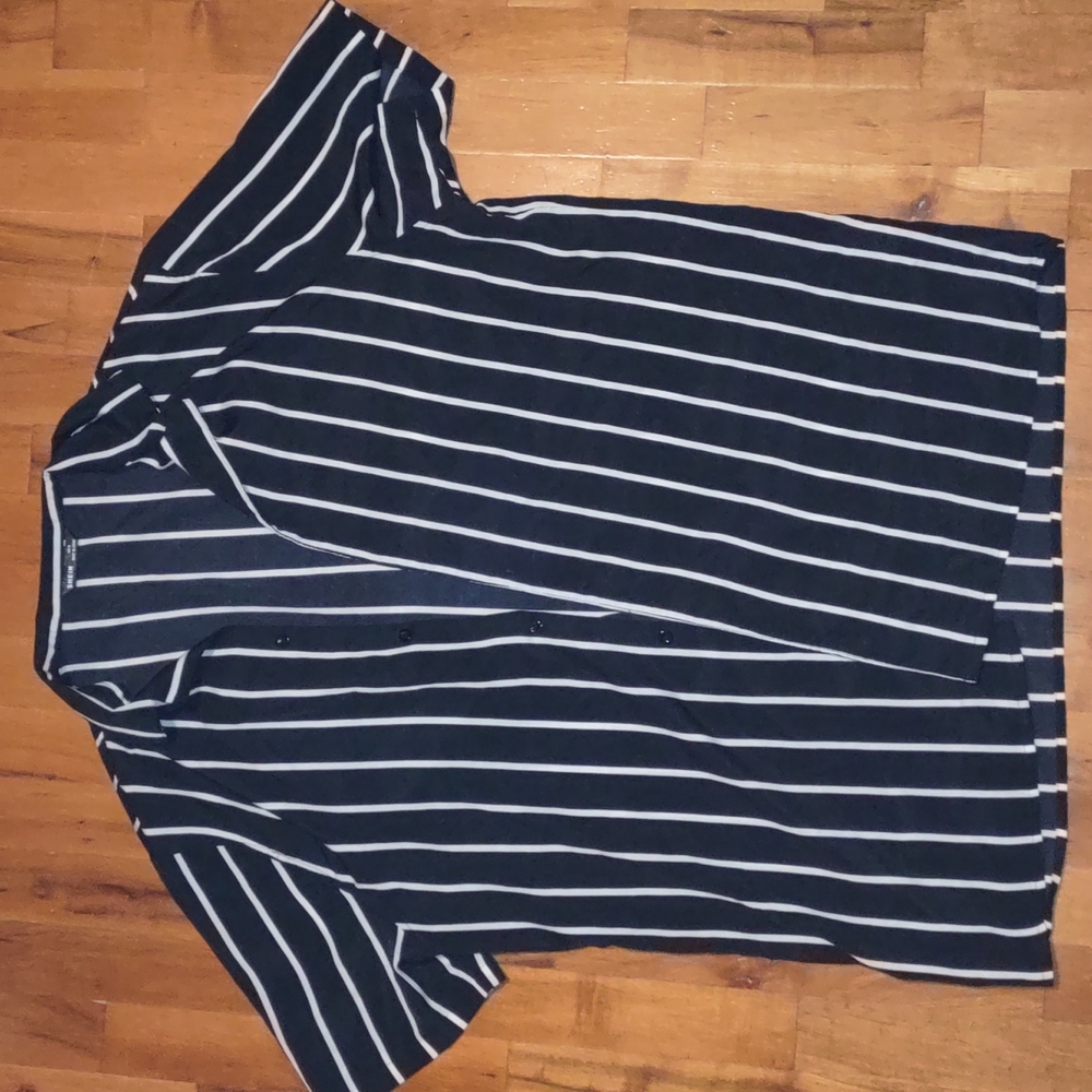 SHEIN striped dress shirt